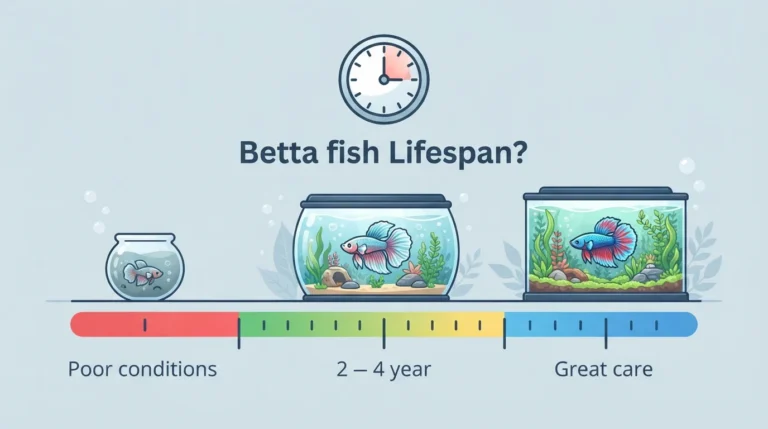 Illustration of Betta Fish Lifespan: How Long Do They Really Live?