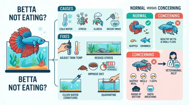 Betta Fish Not Eating? Causes, Fixes, and When to Worry
