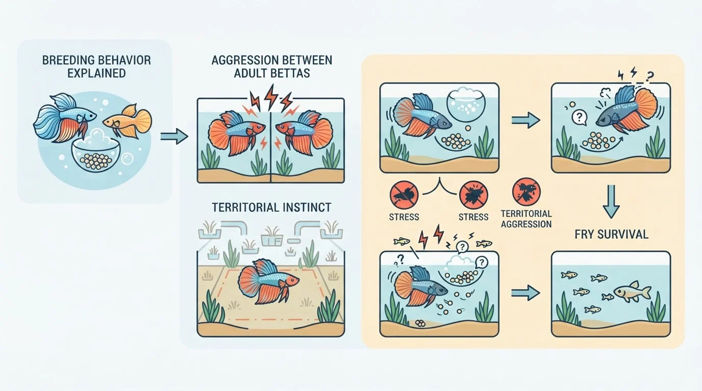 Why Do Betta Fish Eat Their Eggs and Fry? Breeding Behavior Explained